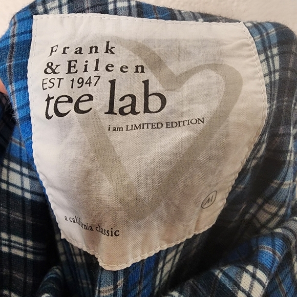 Frank & Eileen Tee Lab Limited Edition Plaid Asymmetrical Maxi Skirt M - Picture 4 of 7